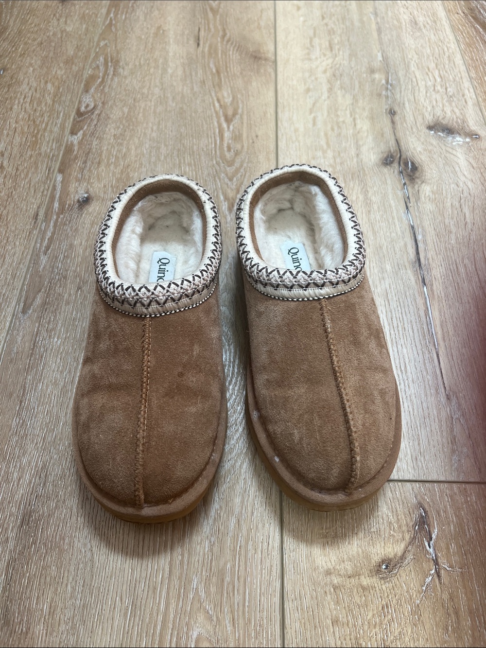 Quince slip on moccasins